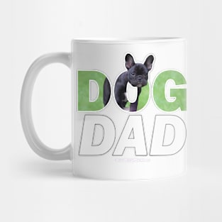 Dog Dad - bulldog oil painting wordart Mug